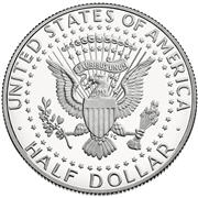 2015 Kennedy half dollar Reverse