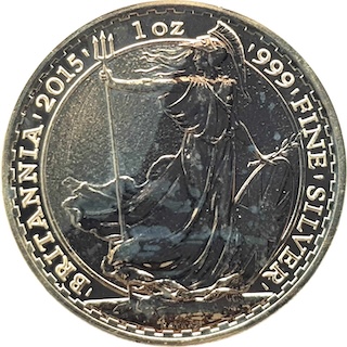 2015 Silver Britannia BU Reverse