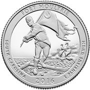 2016 Fort Moultrie at Fort Sumter National Monument Proof Quarter