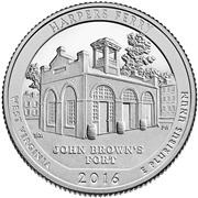 2016 Harpers Ferry National Historical Park Proof Quarter