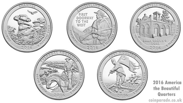 2016 America the Beautiful Quarters