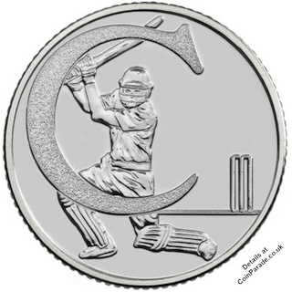 2019 10 Pence C Cricket Reverse RM