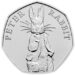 2019 50 Pence Coin Peter Rabbit Reverse