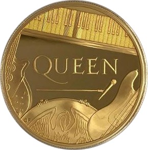 2020 200 Pounds 2oz Gold Proof Queen Reverse
