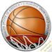 2020 Basketball Hall of Fame Clad Half Dollar Proof Colorized Reverse USMint