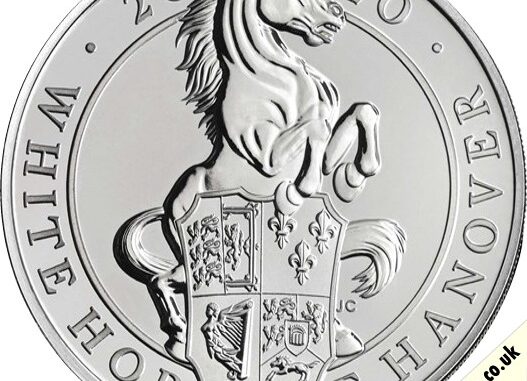 2020 Five Pound Queens Beast White Horse of Hanover Reverse