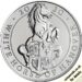 2020 Five Pound Queens Beast White Horse of Hanover Reverse