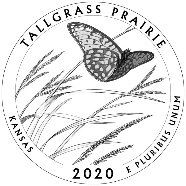 2020 Quarter USA Tallgrass Prairie Reverse