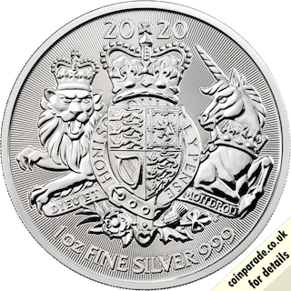 2020 Silver 1oz Royal Arms Reverse