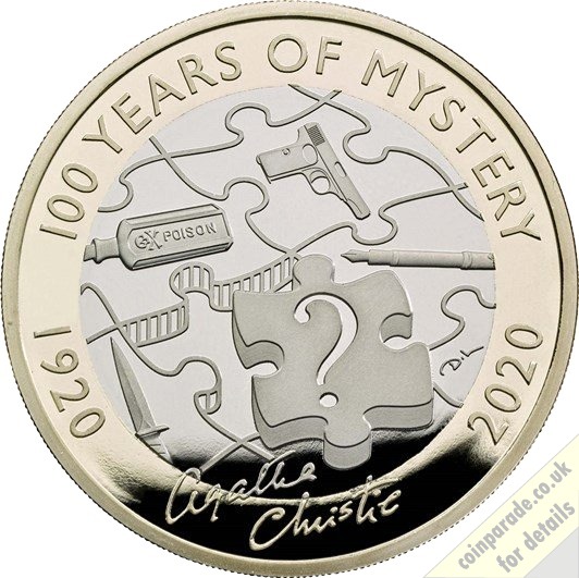 2020 Two Pound Coin - Agatha Christie - Coin Parade