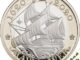 2020 Two Pound Mayflower Proof Reverse