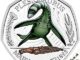 2021 50p Plesiosaurus Silver Proof Colour Reverse RM