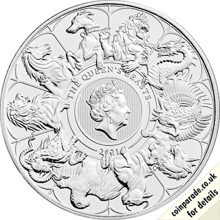 2021 Queens Beasts Completer £5