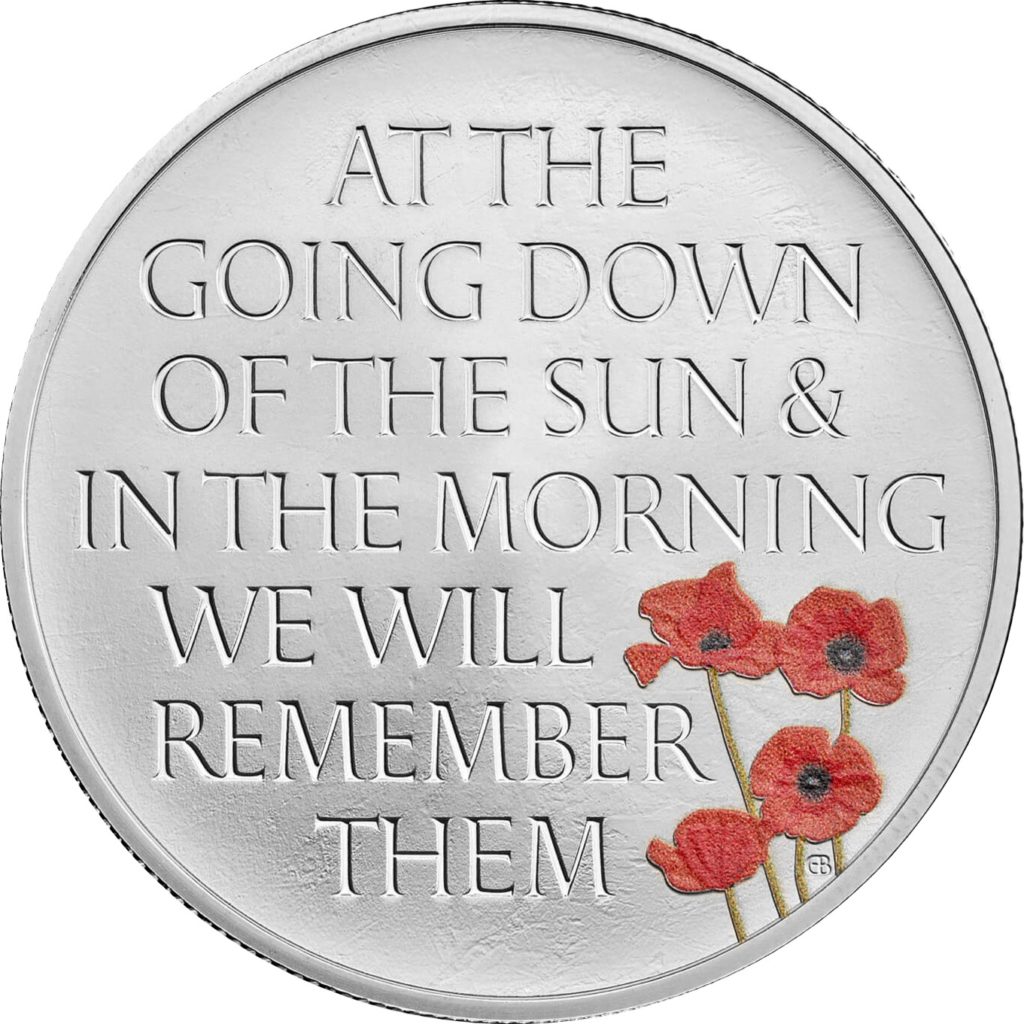 The 2021 Five Pound Coin - Remembrance Day