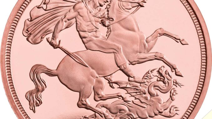 2021 Gold Sovereign Proof Reverse RM