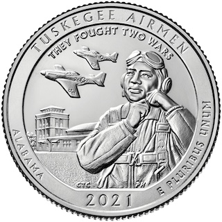 2021 Quarter Tuskegee Airmen Alabama Reverse USM