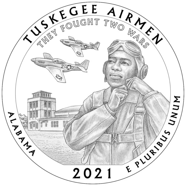 2021 Quarter USA Tuskegee Airmen Reverse