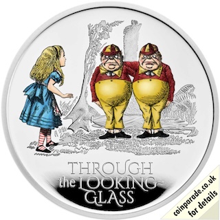 2021 Silver Proof Two Pound Through Looking Glass Reverse RM 2021 Silver Proof Two Pound Through Looking Glass Reverse RM