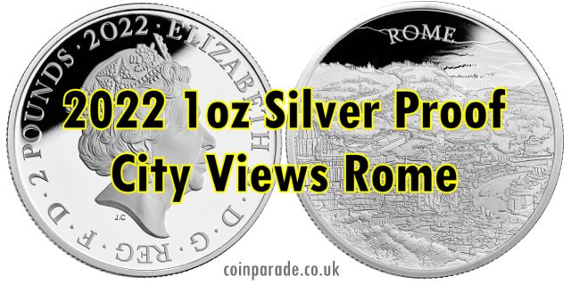 2022 1oz Silver Proof City Views Rome