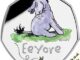 2022 50 Pence Coin Winnie the Pooh Eeyore Silver Proof Reverse RM