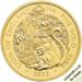 2022 Lion of England 1oz Gold Bullion Reverse