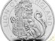 2022 Two Pounds Lion of England 1oz Silver Proof Reverse