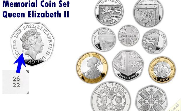 2022 UK Silver Proof Memorial Coin Set - Her Majesty Queen