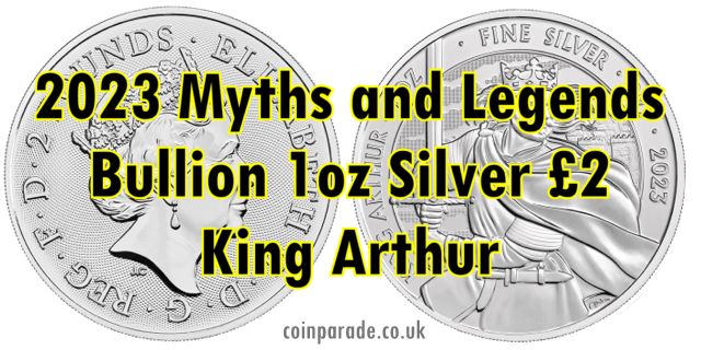 2023 1oz Silver King Arthur
