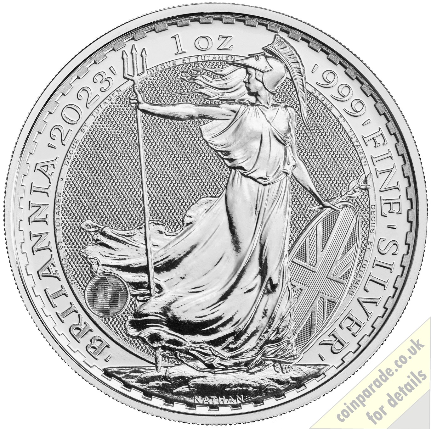 2023 Silver Britannia 1oz Bullion Elizabeth II Coin Parade