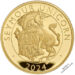 2024 1oz Gold Proof Tudor Beasts BU Seymour Unicorn Reverse