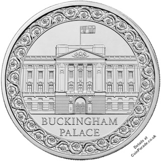 2024 Buckingham Palace BU Five Pounds Reverse