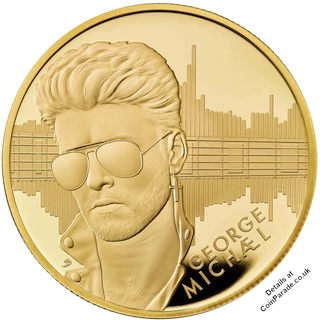 2024 George Michael 1oz Gold Proof Reverse