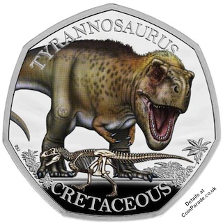 2024 Iconic Specimens 50p Tyrannosaurus