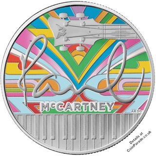 2024 Paul McCartney 1oz Silver Proof Colour Reverse RM