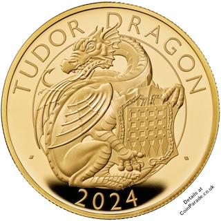 2024 Tudor Dragon 1oz Gold Reverse RM