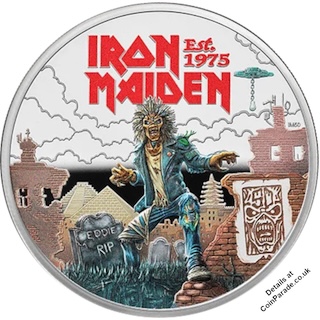 2025 Iron Maiden 1oz Silver Proof Reverse RM