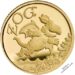 2025 Zog 50p 40th oz Gold Reverse RM