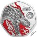 2026 Game of Thrones Fire 50p Colour BU Reverse RM