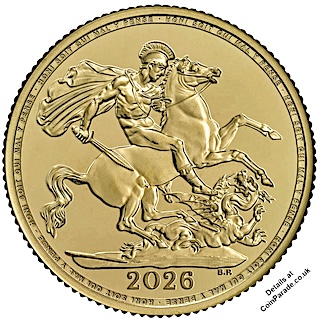 2026 Gold Sovereign Bullion Reverse RM