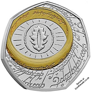 2026 The Lord of the Rings 50p Colour BU Reverse RM