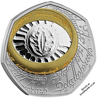 2026 The Lord of the Rings 50p Silver Reverse RM