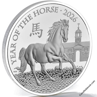2026 Year of the Horse 1oz Silver Reverse RM