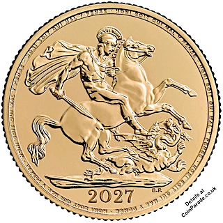 2027 Gold Sovereign Bullion Reverse RM
