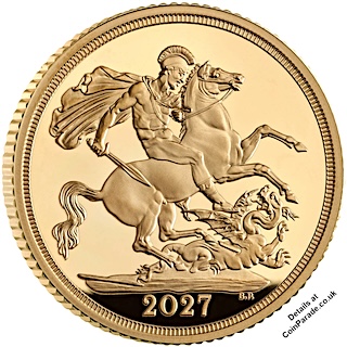 2027 Gold Sovereign Proof Reverse RM
