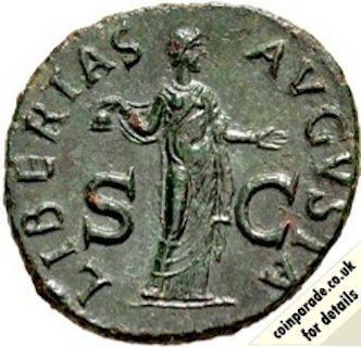 42-43AD As Claudius Reverse