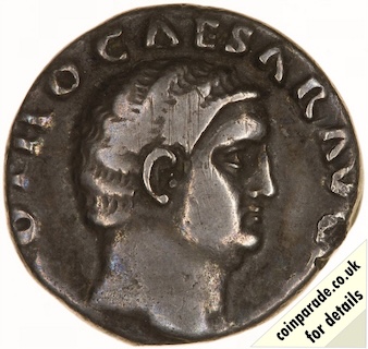 69AD Denarius Otho Obverse roman