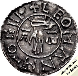 979–985 Penny Ethelred II Ipswich Mint Reverse
