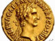 97AD Gold Aureus Nerva Concordia Exercituum Obverse