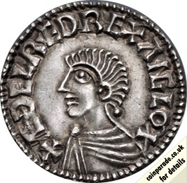 997-1003 Penny AEthelred II Obverse