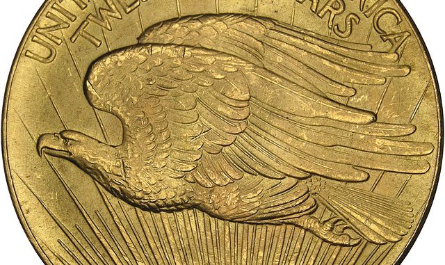 Gold Double Eagle Reverse